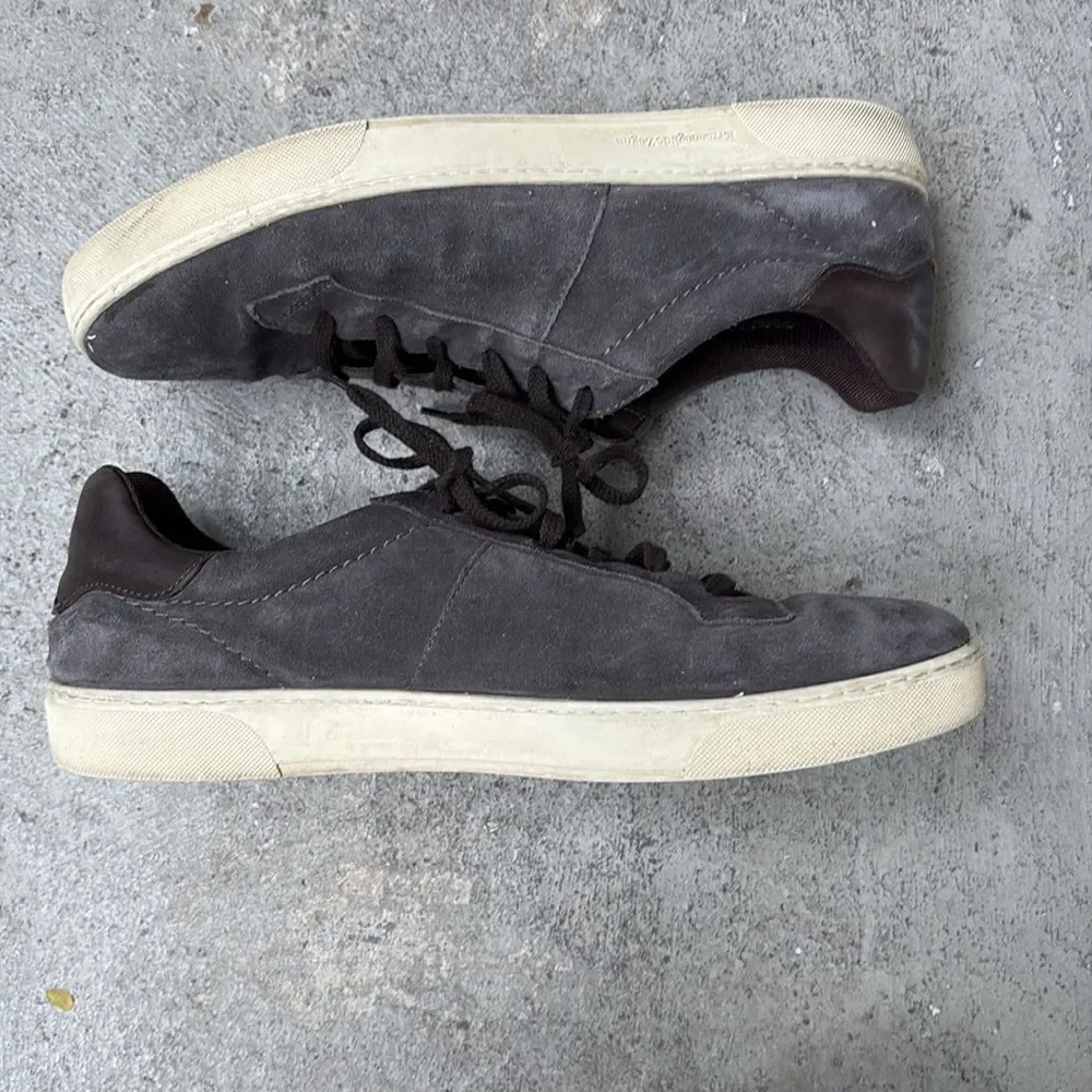 Ermenegildo Zegna Gray suede sneakers